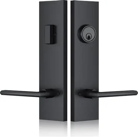 Handle Lock  Black 580 Slim